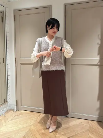 SALE】フェザーニットベスト - 12Twelve Agenda(トゥエルブ