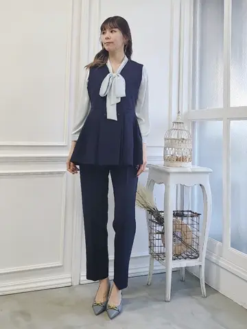 SALE】ウォッシャブル裾デザインパンツ - 12Twelve Agenda(トゥエルブ