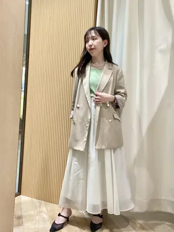 グロッシーゆるテーラードジャケット - 12Twelve Agenda(トゥエルブ