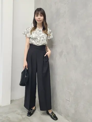 SALE】アシメラッフルスリーブ半袖ブラウス - 12Twelve Agenda