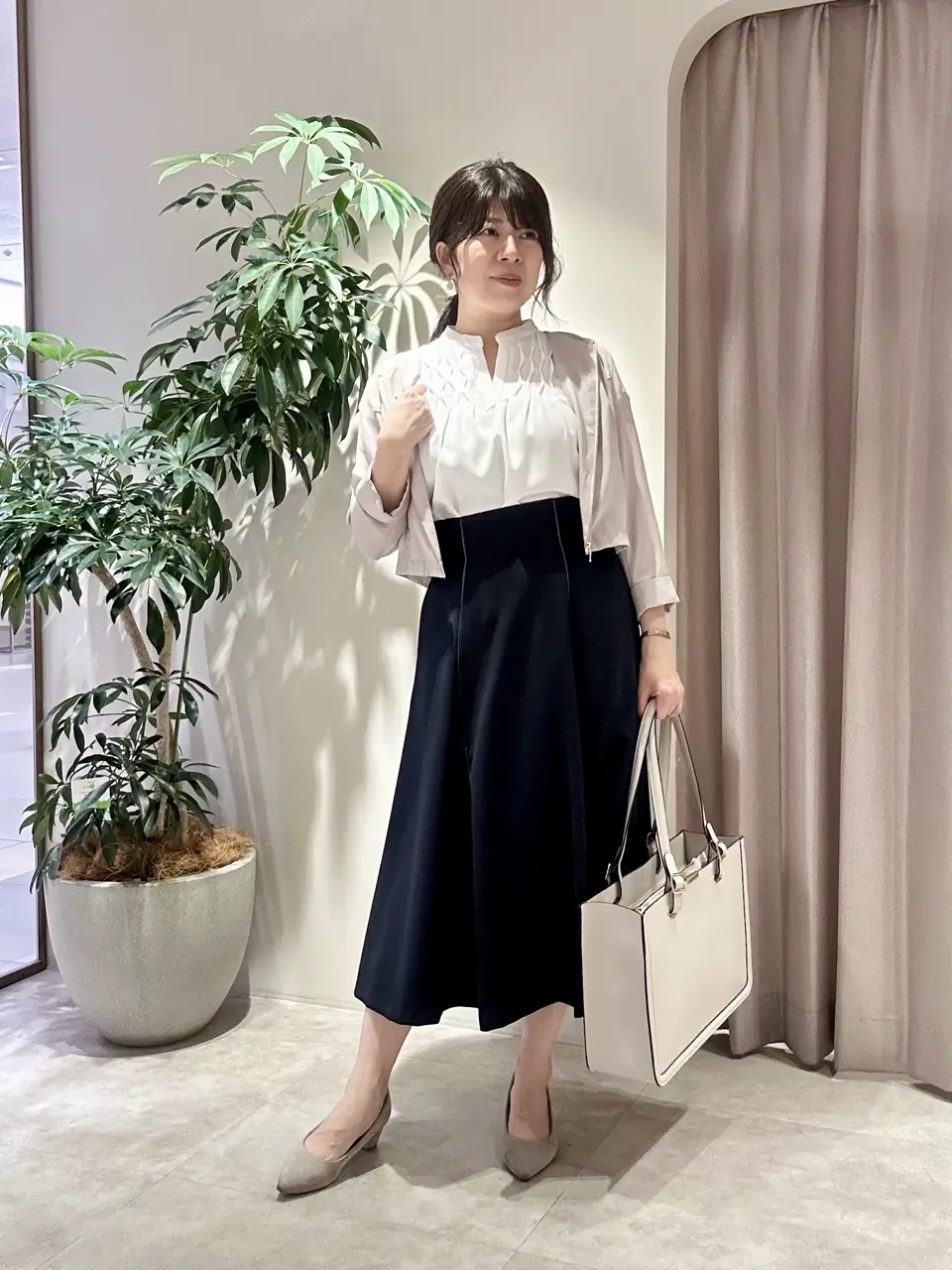 パイピングAラインスカート - 12Twelve Agenda(トゥエルブアジェンダ