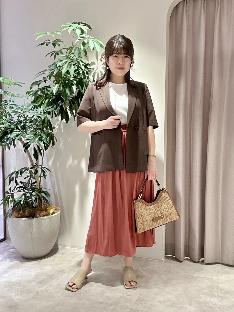 SALE】割繊デシンフレアパンツ - 12Twelve Agenda(トゥエルブ