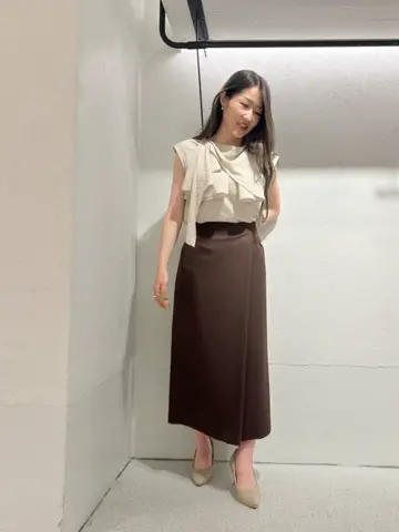 変更済み7635 フェミニンコーデ Mサイズ レディース服 12点 チェック柄シャギータッチニットトップス×ミニスカート