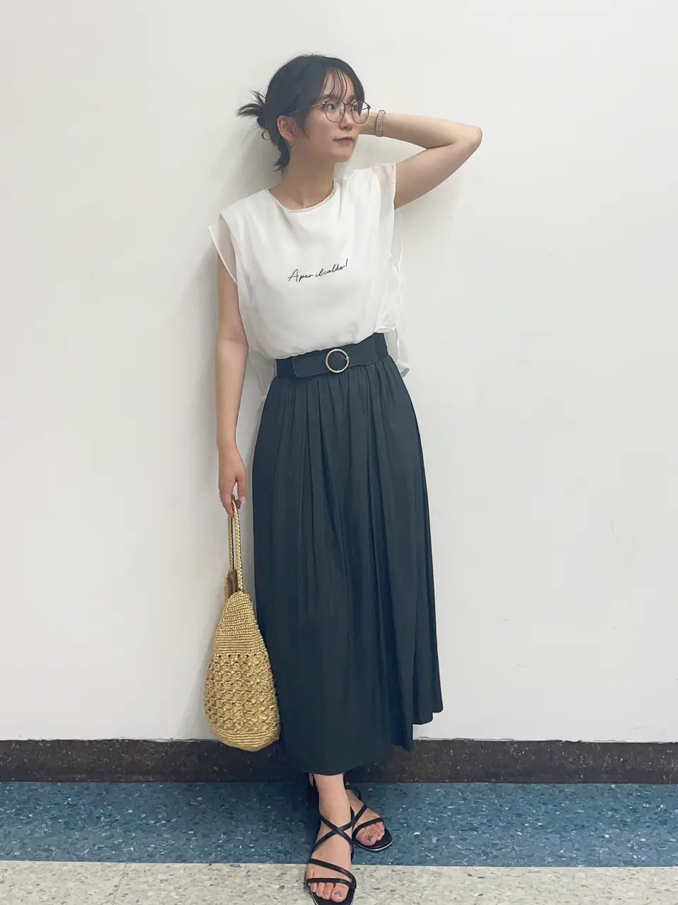 SALE】割繊デシンフレアパンツ - 12Twelve Agenda(トゥエルブ