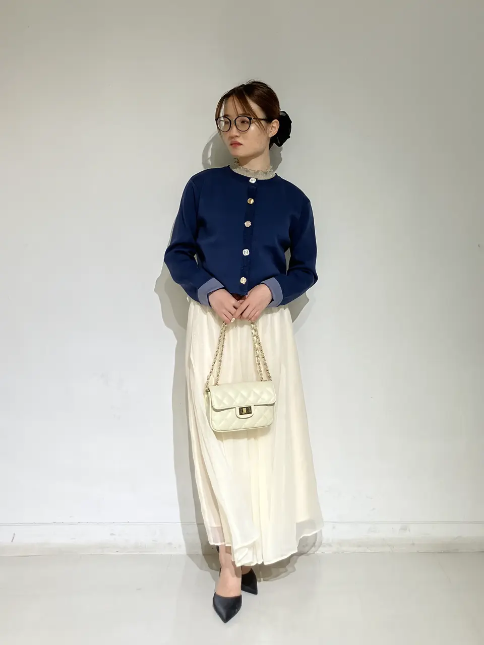 シャイニーシアーボリュームスカート - 12Twelve Agenda(トゥエルブ