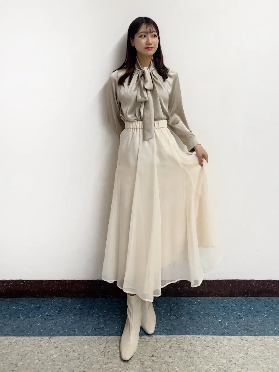 THIRD MAGAZINEシャイニーボリュームスカート SALE】シャイニーシアーボリュームスカート - 12Twelve Agenda