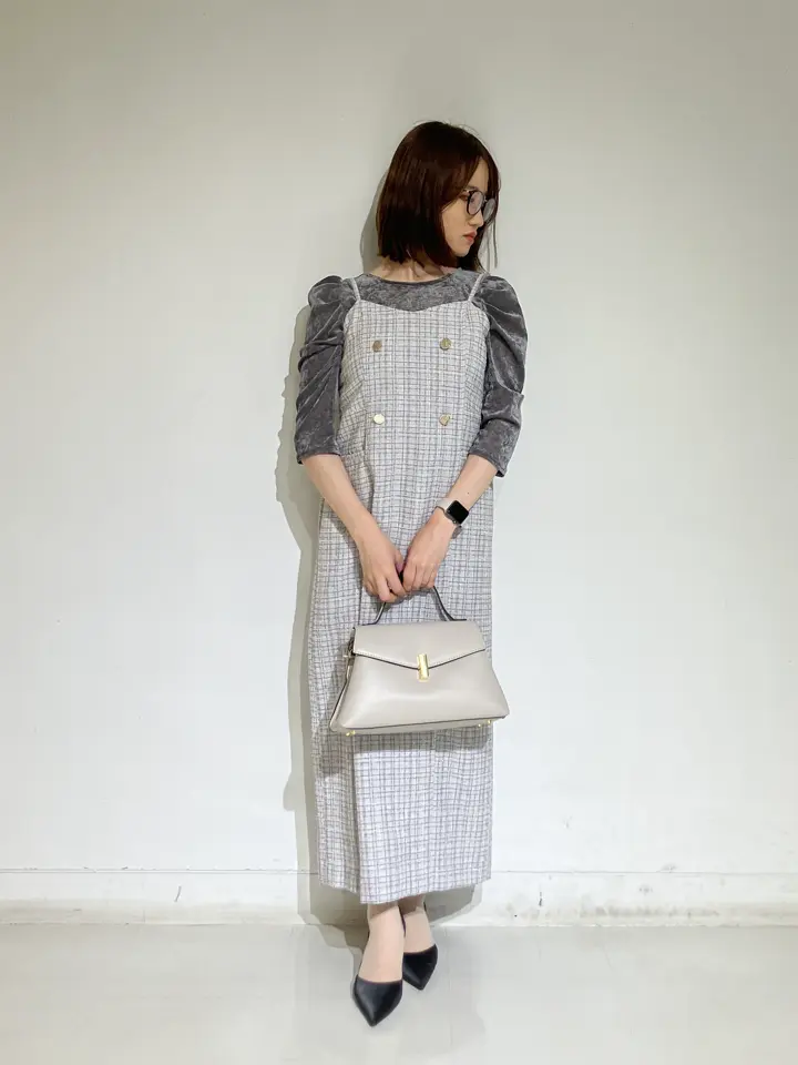 HAVEL studio ツィードワンピース ツイードナローキャミワンピース - 12Twelve Agenda(トゥエルブ