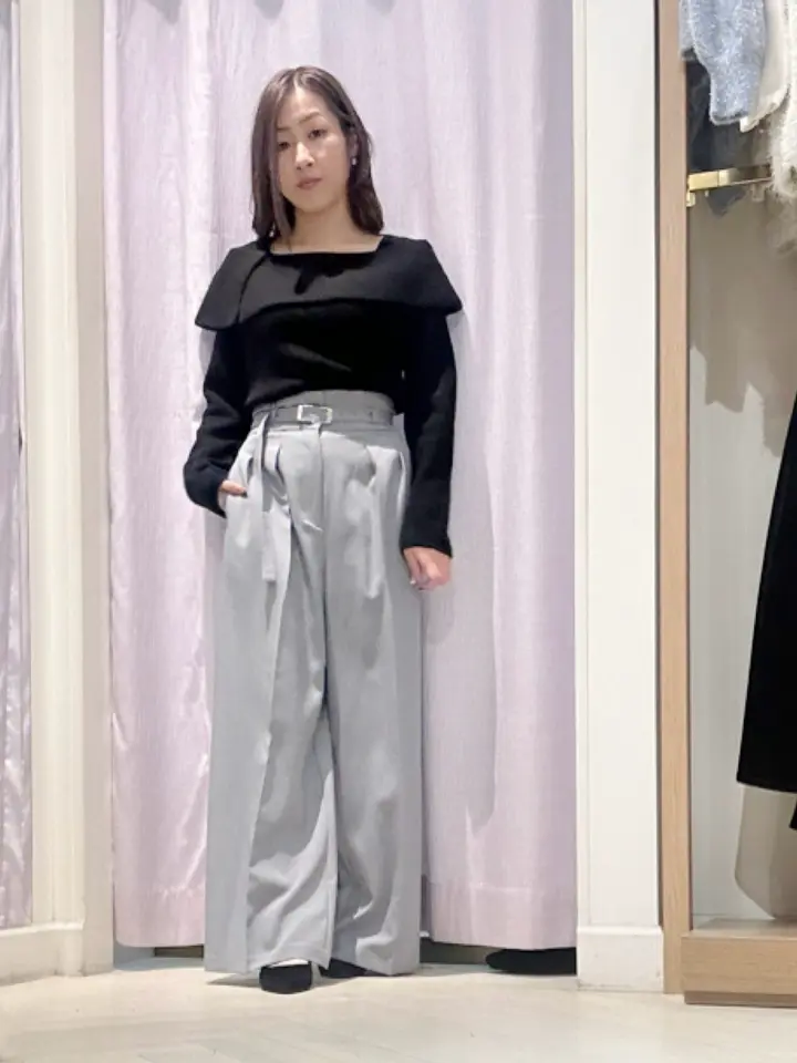 SALE】ベルト付ハイウエストワイドパンツ - 12Twelve Agenda