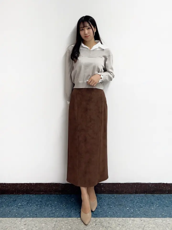 JUNYAWATANABE Sサイズ 25awファー付きレザータイトスカート SALE】ニュアンスレザータイトスカート - 12Twelve Agenda(トゥエルブ