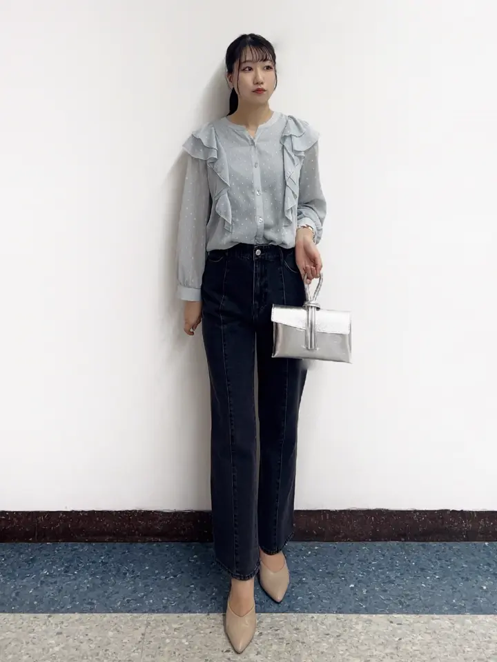ステッチデザインストレートデニム - 12Twelve Agenda(トゥエルブ