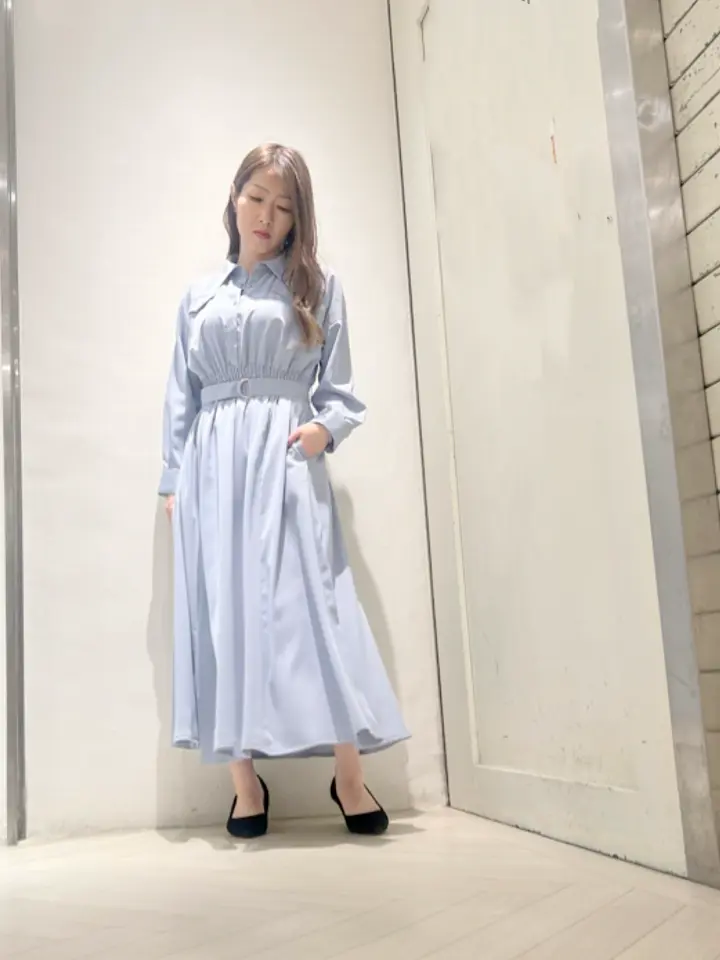 SALE】フラップ付シャツフレアワンピース - 12Twelve Agenda