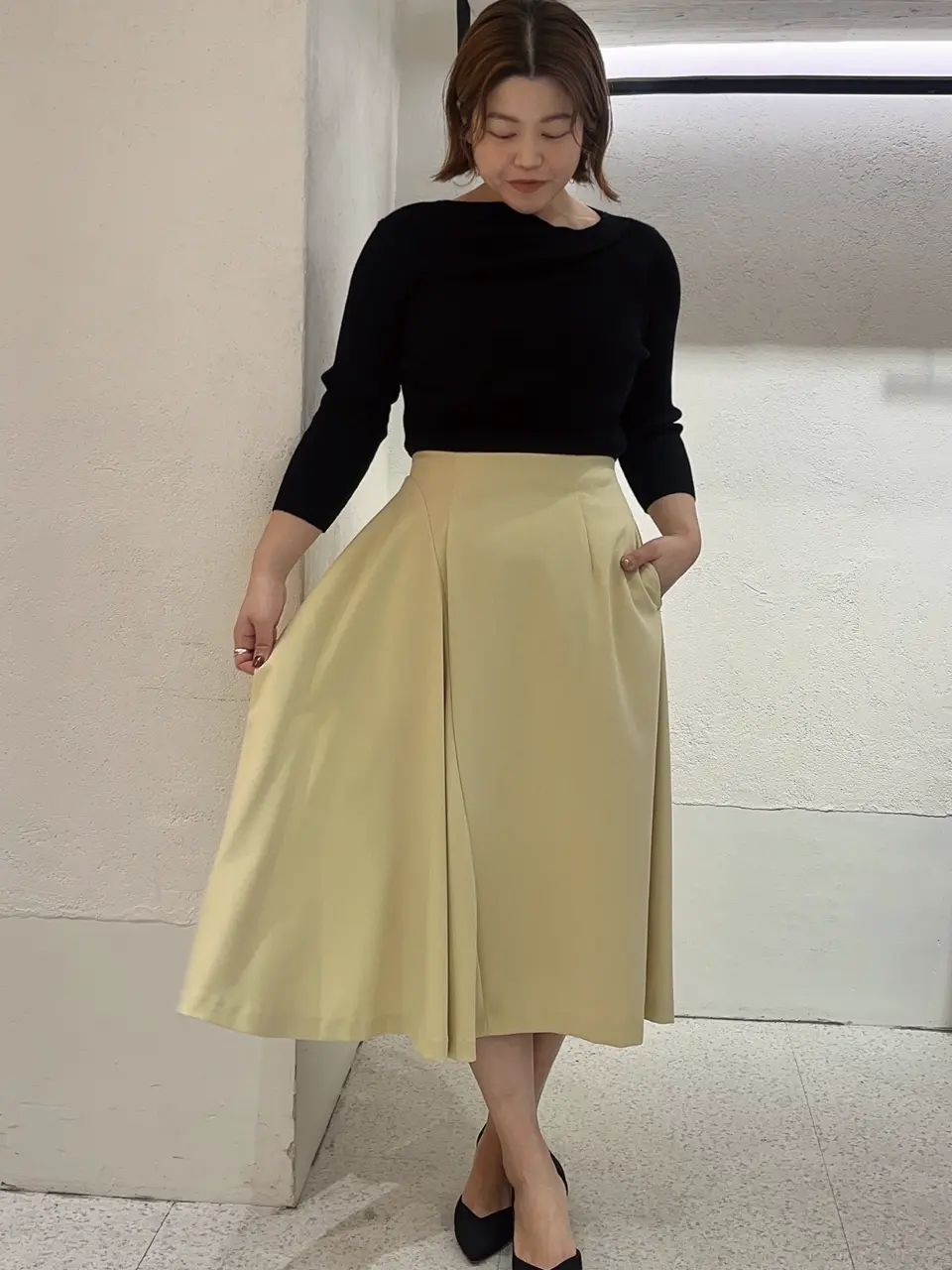 SALE】アシメボリュームフレアスカート - 12Twelve Agenda(トゥエルブ