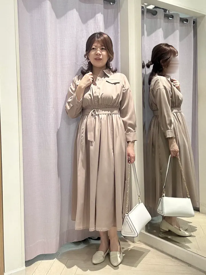 SALE】フラップ付シャツフレアワンピース - 12Twelve Agenda
