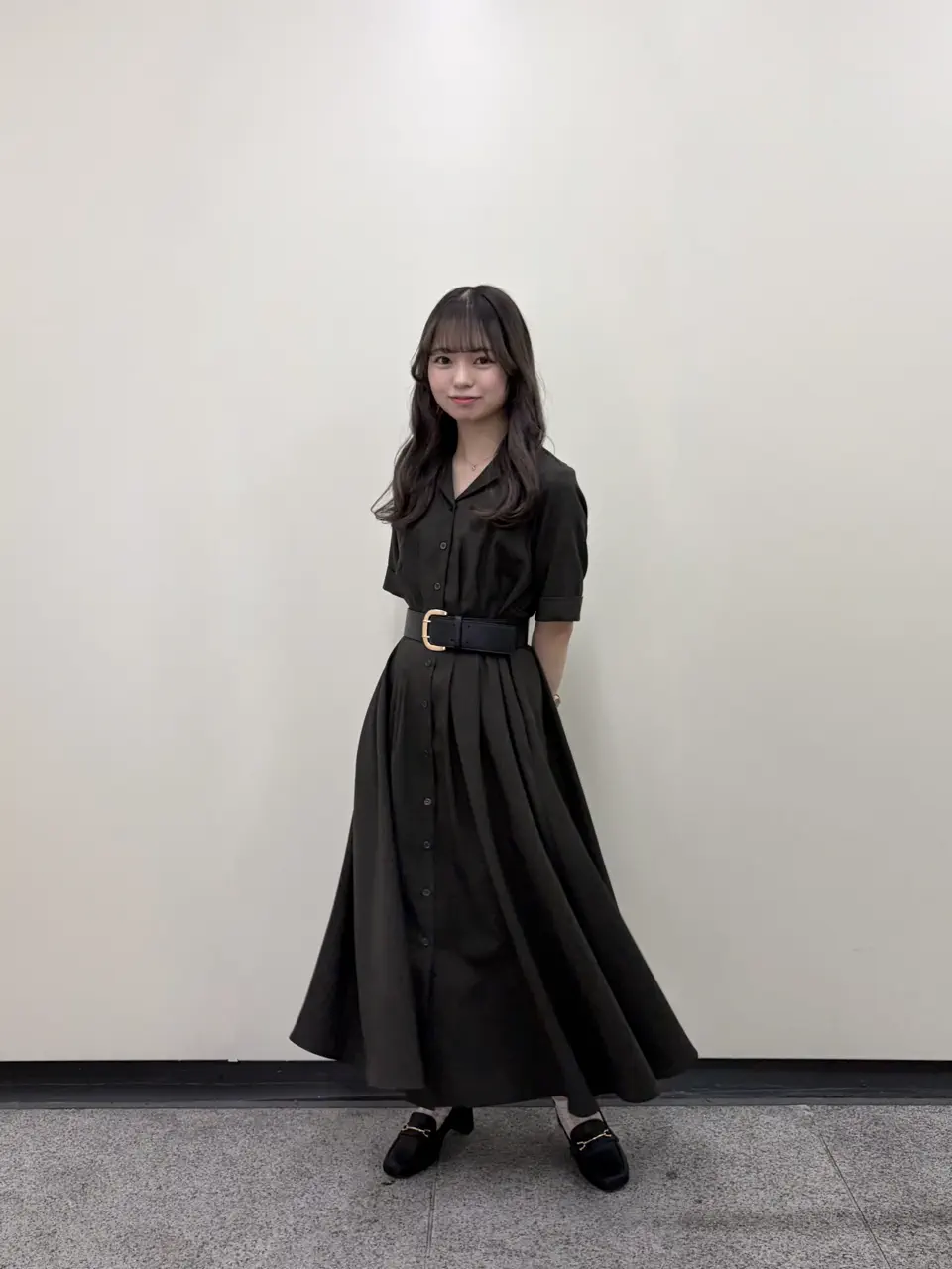 SALE】開襟ウエストタックシャツワンピース - 12Twelve Agenda