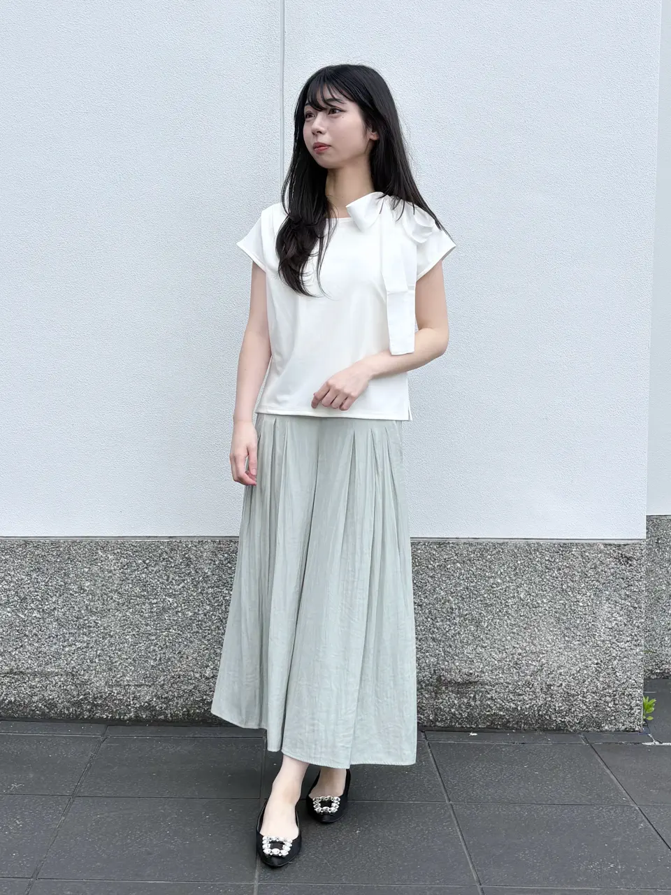 SALE】【接触冷感】クールタッチパウダリーサテンスカンツ - 12Twelve