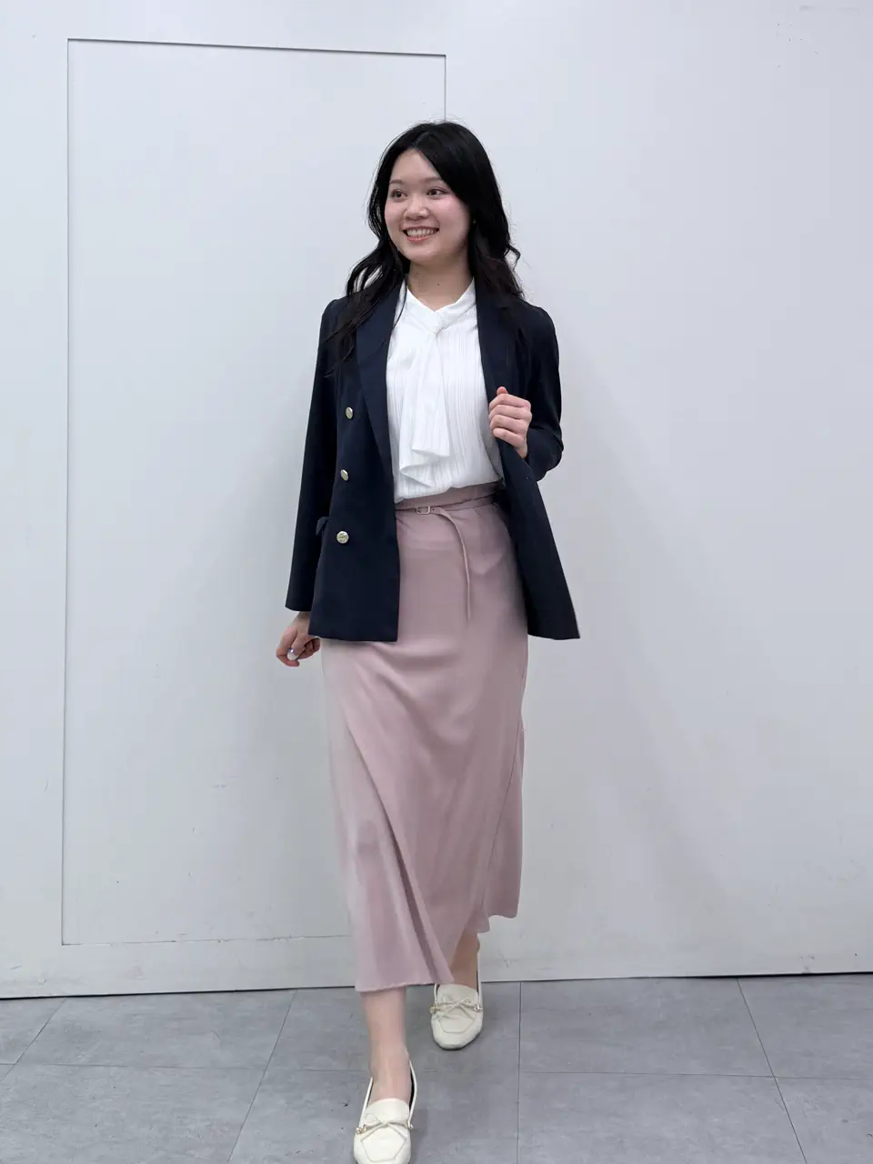 SALE】ベルト付サテンナロースカート - 12Twelve Agenda(トゥエルブ