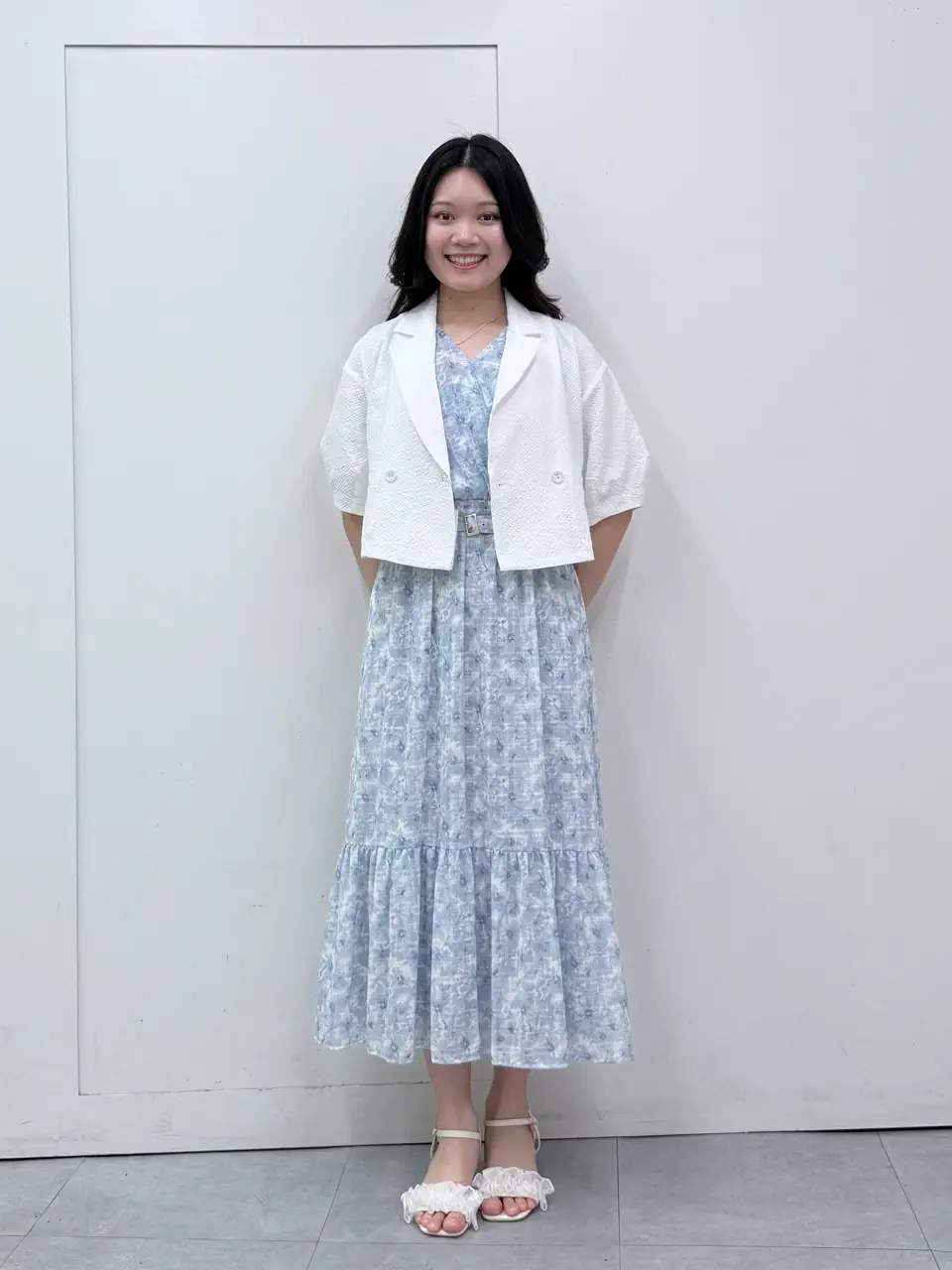 SALE】シアサッカークロップドジャケット - 12Twelve Agenda
