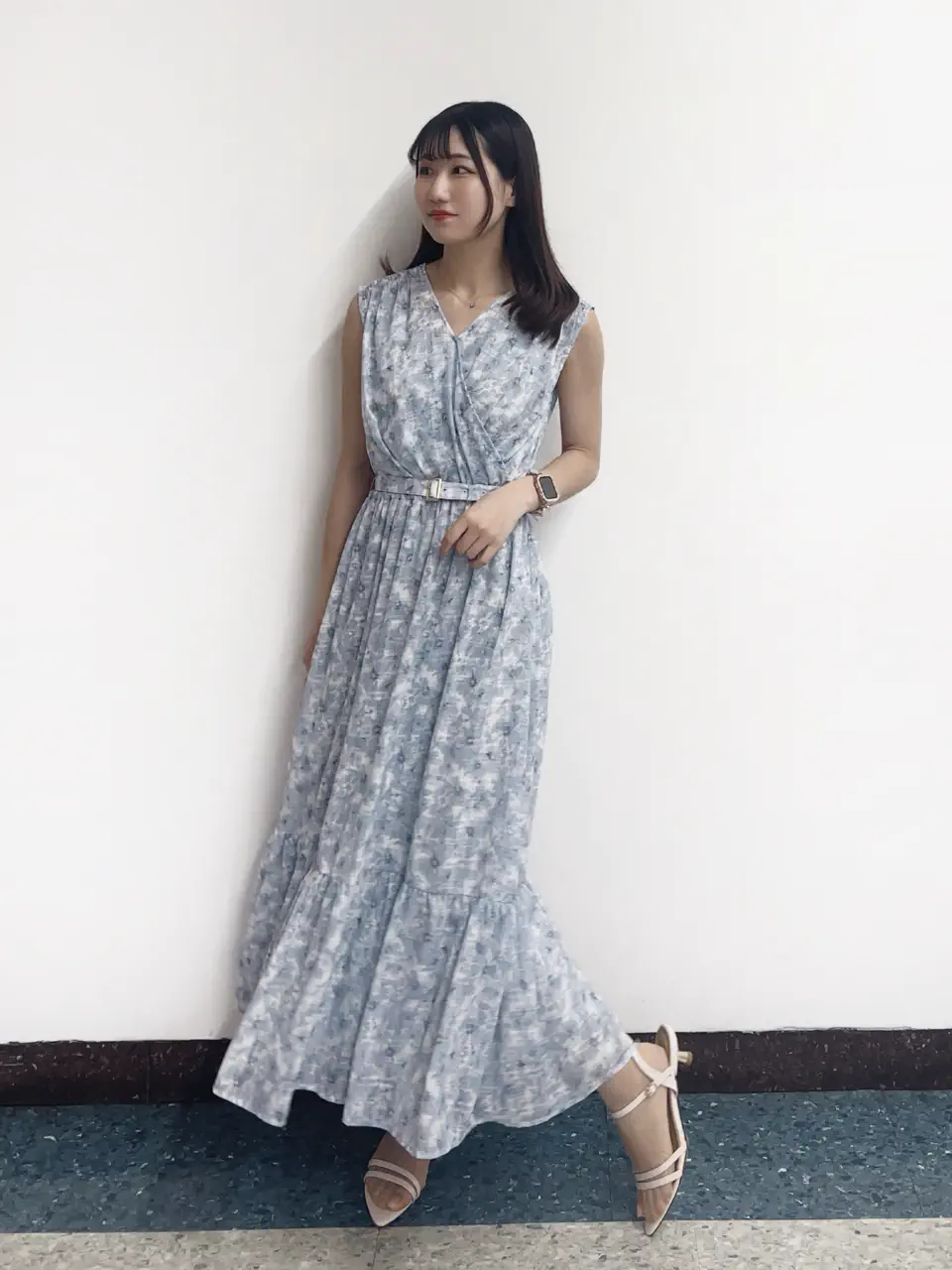 SALE】カシュクール花柄ロングワンピース - 12Twelve Agenda