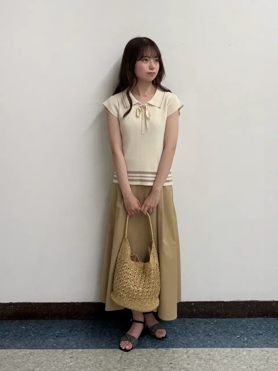 SALE】撥水タックフレアスカート - 12Twelve Agenda(トゥエルブ