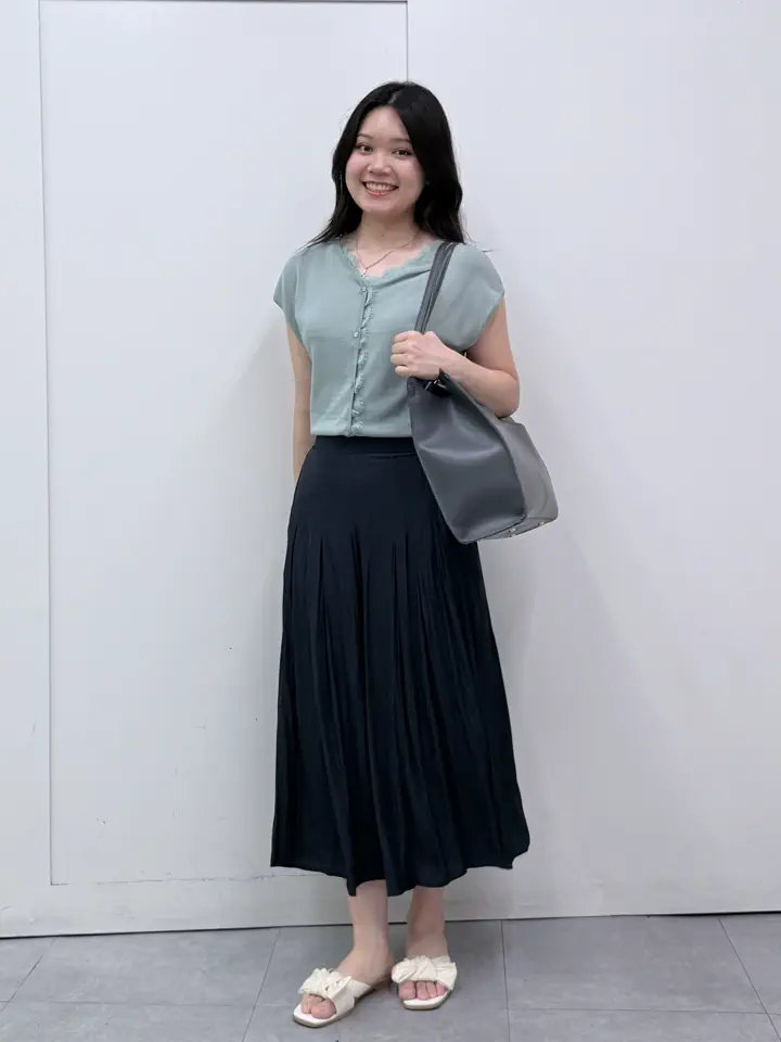 SALE】【接触冷感】クールタッチパウダリーサテンスカンツ - 12Twelve