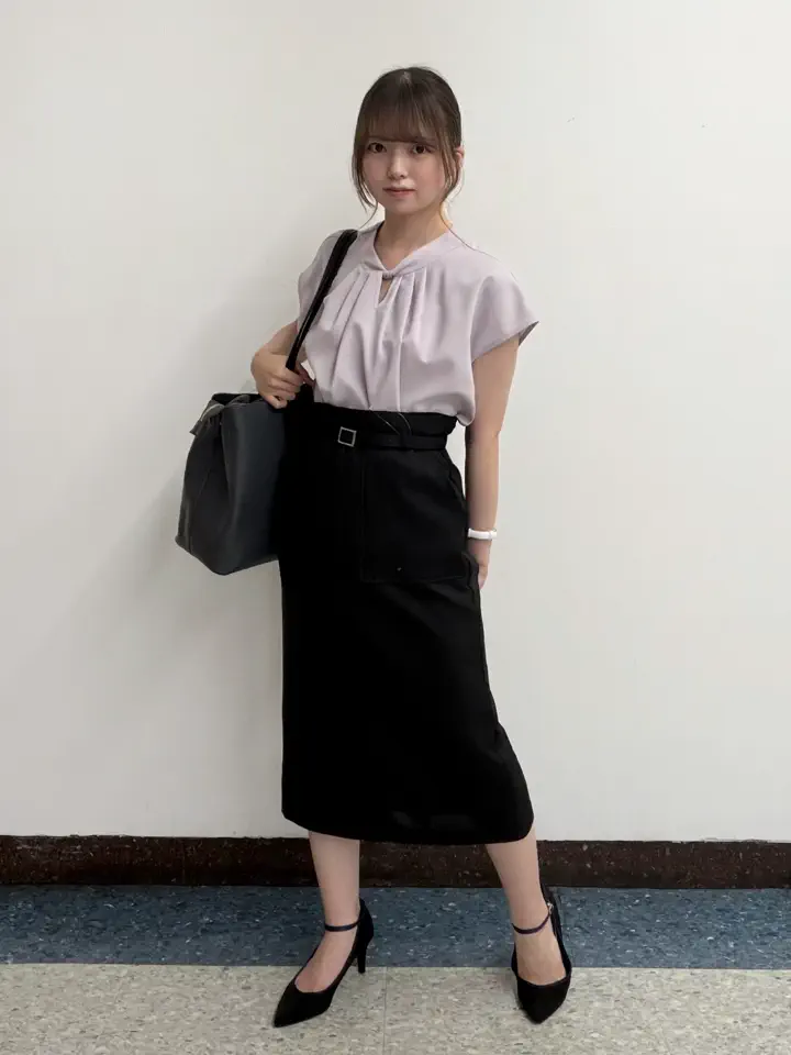 SALE】リネンライクベルト付タイトスカート - 12Twelve Agenda