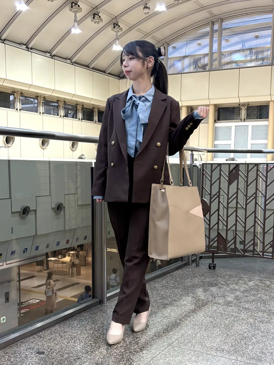 mimi Collaboration】マシーンウォッシャブルダブルテーラード