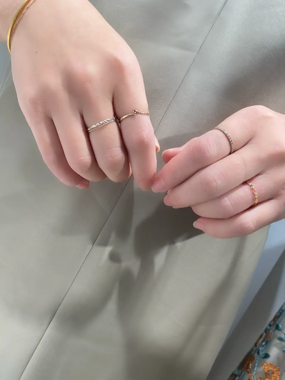 ete レイヤードバングルペダルチェーン　保証書　ジュエリークロス　紙袋付き ete バングル レイヤード ペタルチェーン レディース : ZOZOTOWN