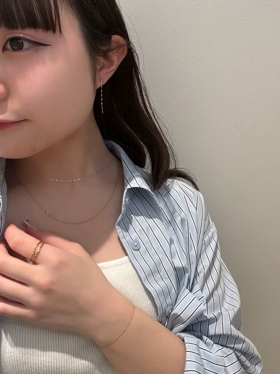 SV925〉ペタルチェーンピアス - 12Twelve Agenda(トゥエルブ
