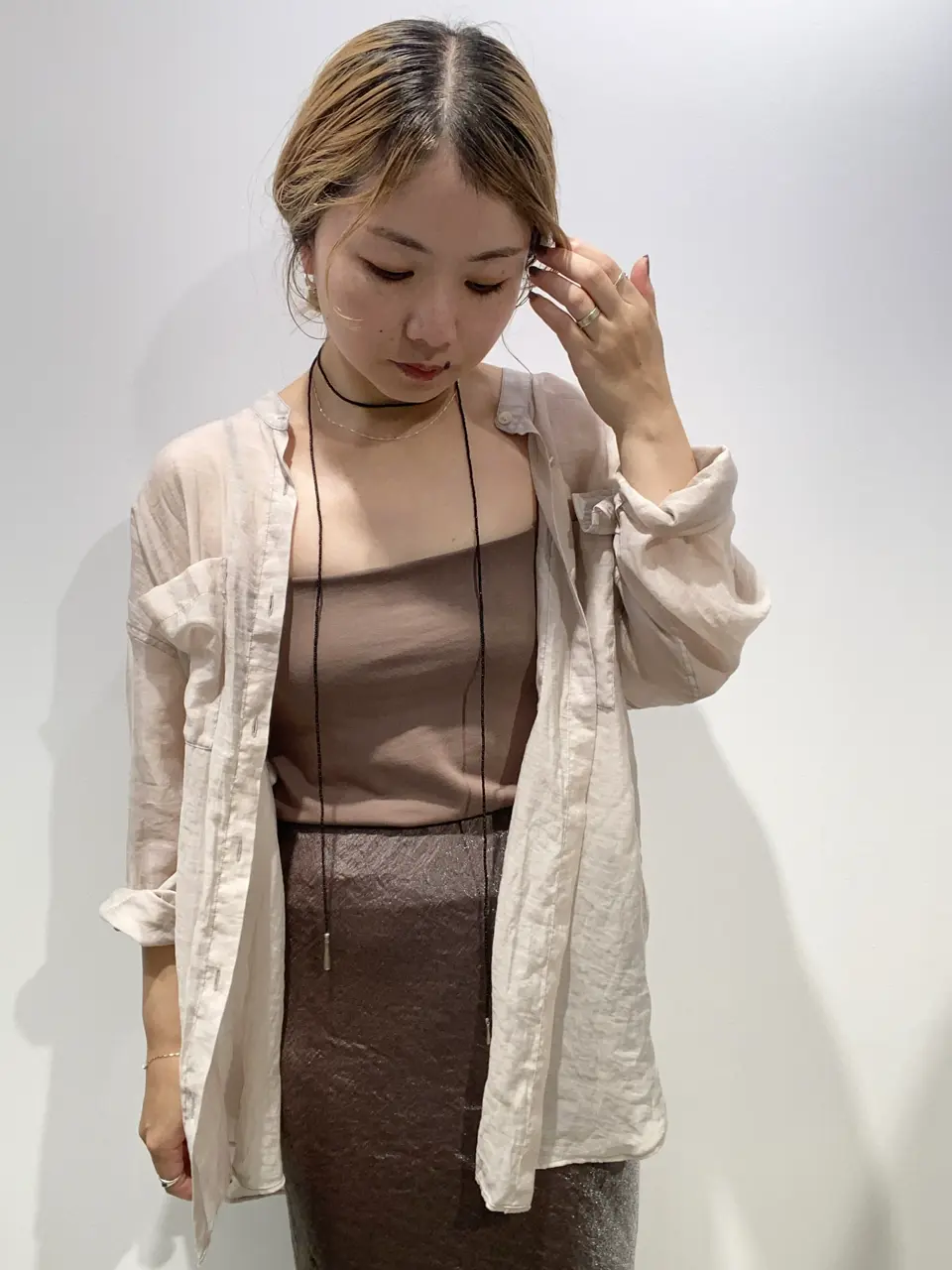 SV925〉ツイストチェーンネックレス - 12Twelve Agenda(トゥエルブ