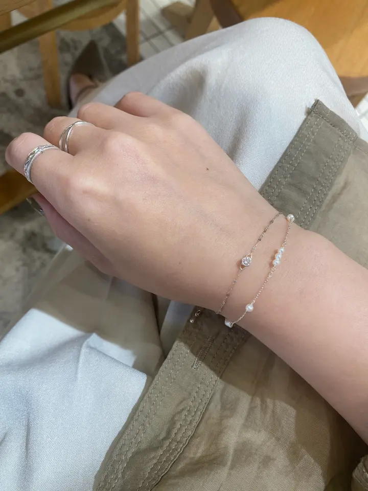 SV925〉プチ淡水パールブレスレット - 12Twelve Agenda(トゥエルブ