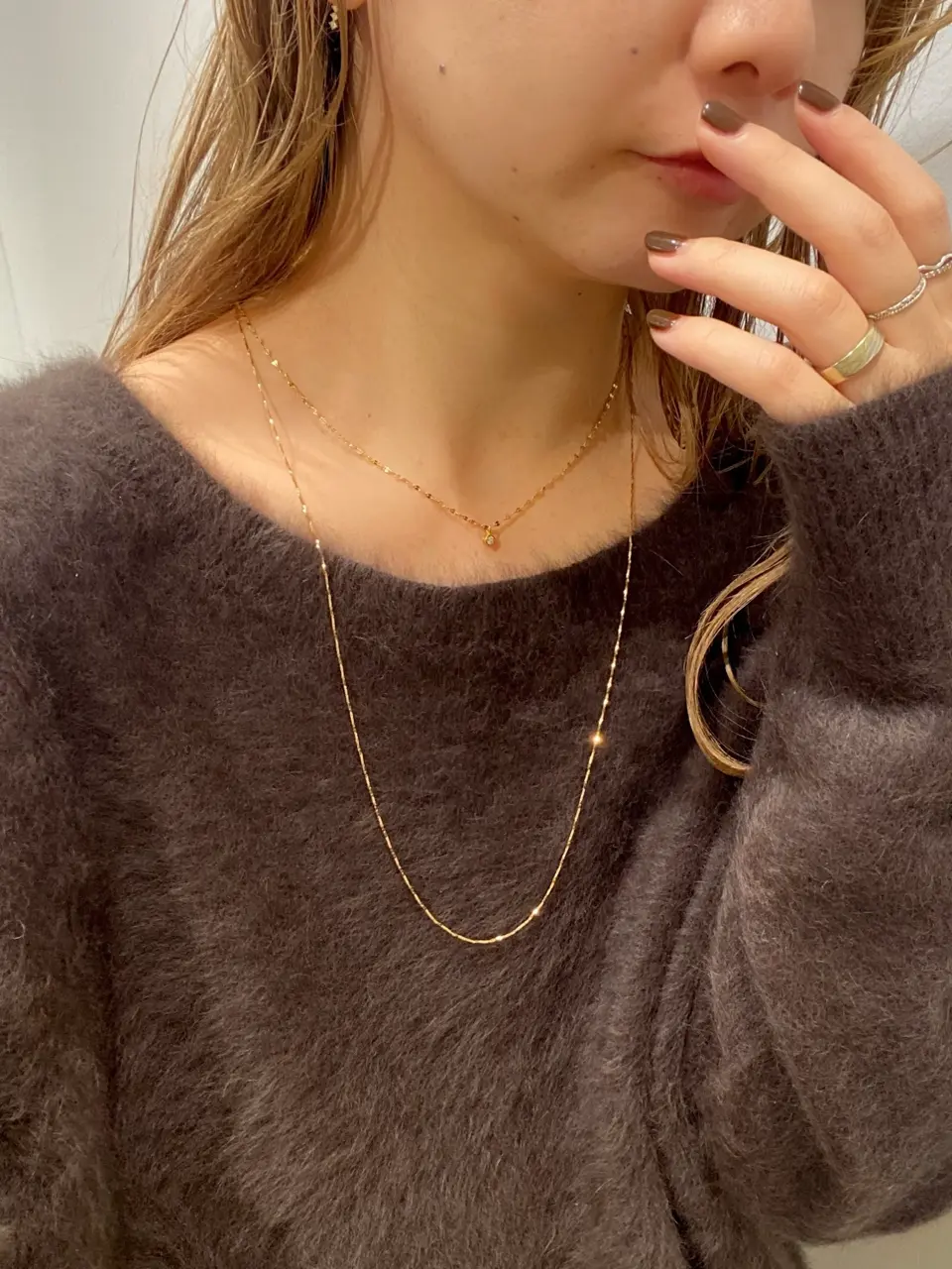 2wayデザインチェーンロングネックレス - 12Twelve Agenda