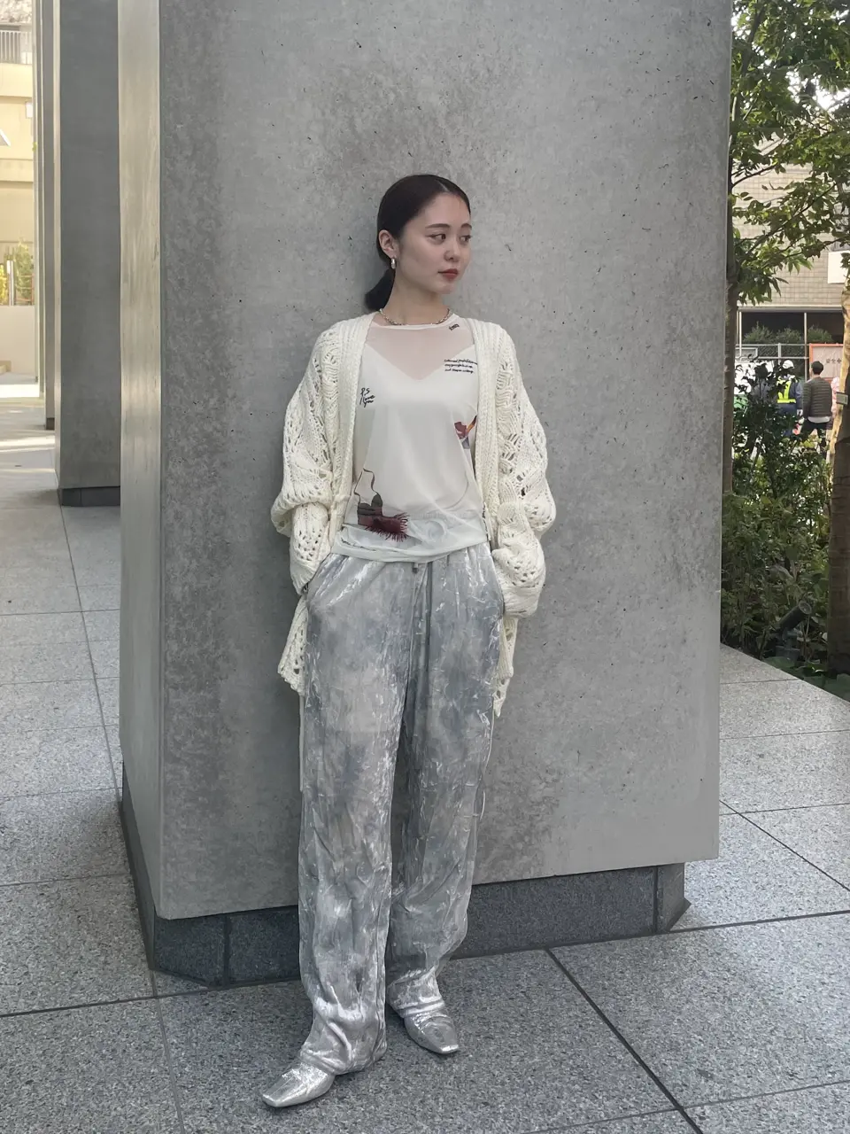 美品！AMERILITTLE FUNNY FACE SHEER TOP公式ショップ限定