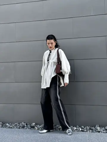 トップス ameri vintage SYMMETRY PEPLUM SWEAT TOP SYMMETRY PEPLUM SWEAT TOP