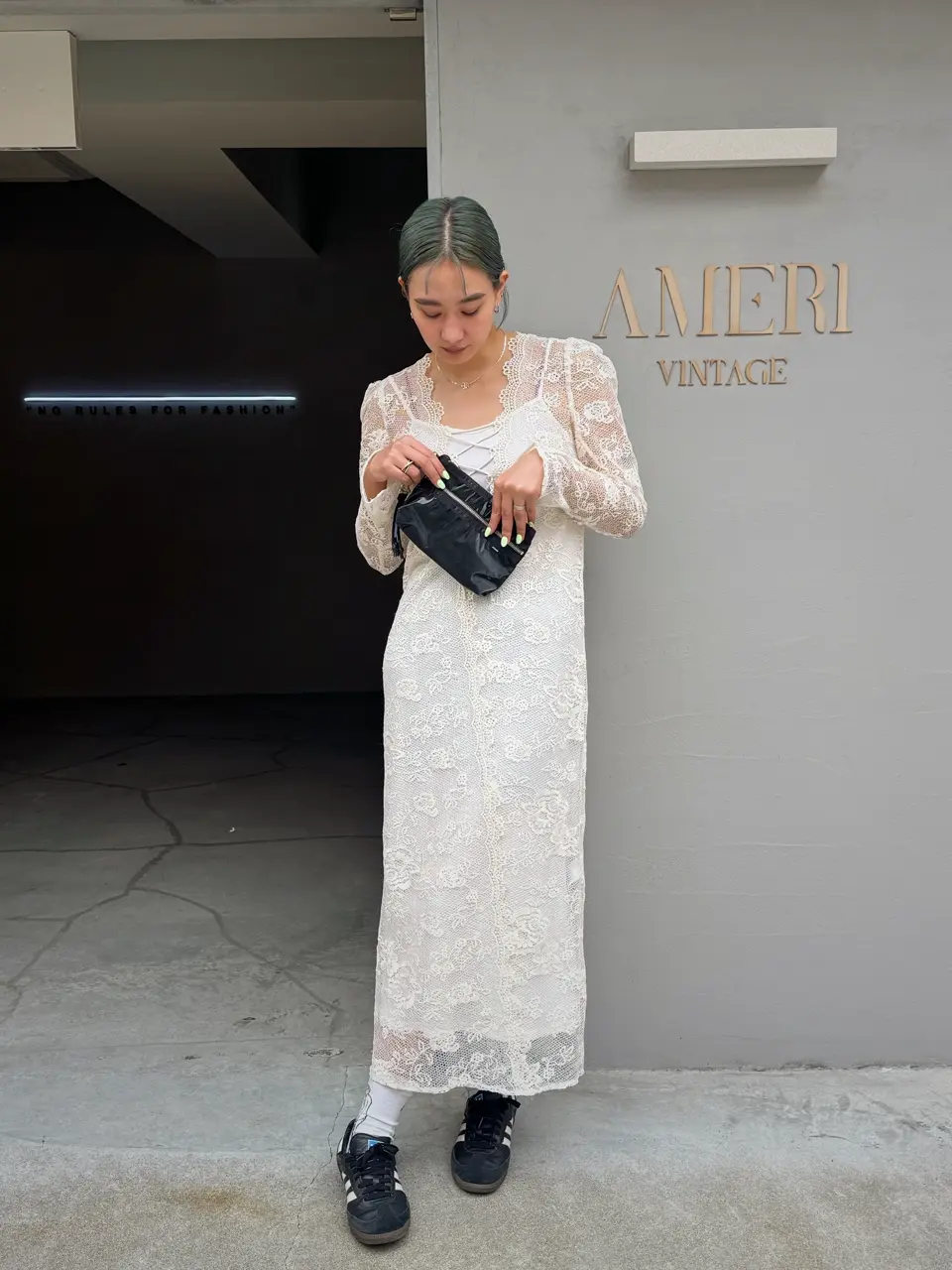 TABLE CROSS LACE UP DRESS