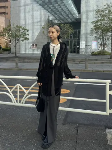 25SS SHEER CONCEPT TEE(黒) 25SS SHEER CONCEPT TEE(黒)