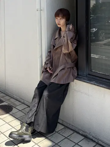 新品未使用ameri vintage DADDYMIDITRENCHCOAT DADDY MIDI TRENCH COAT