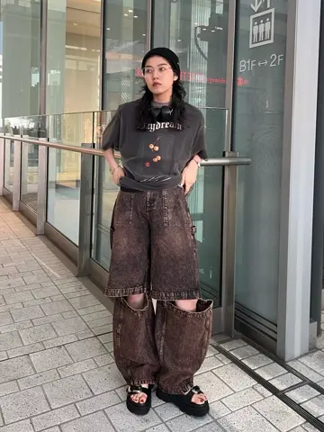 パンツ AMERI MEDI 2WAY REMOVE DENIM PANTS MEDI 2WAY REMOVE DENIM PANTS