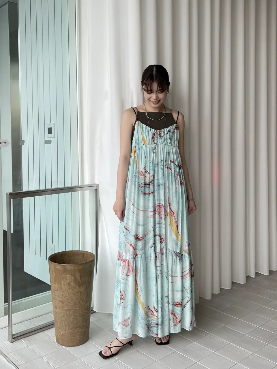 MEDI INDIAN POOL MARBLE DRESS