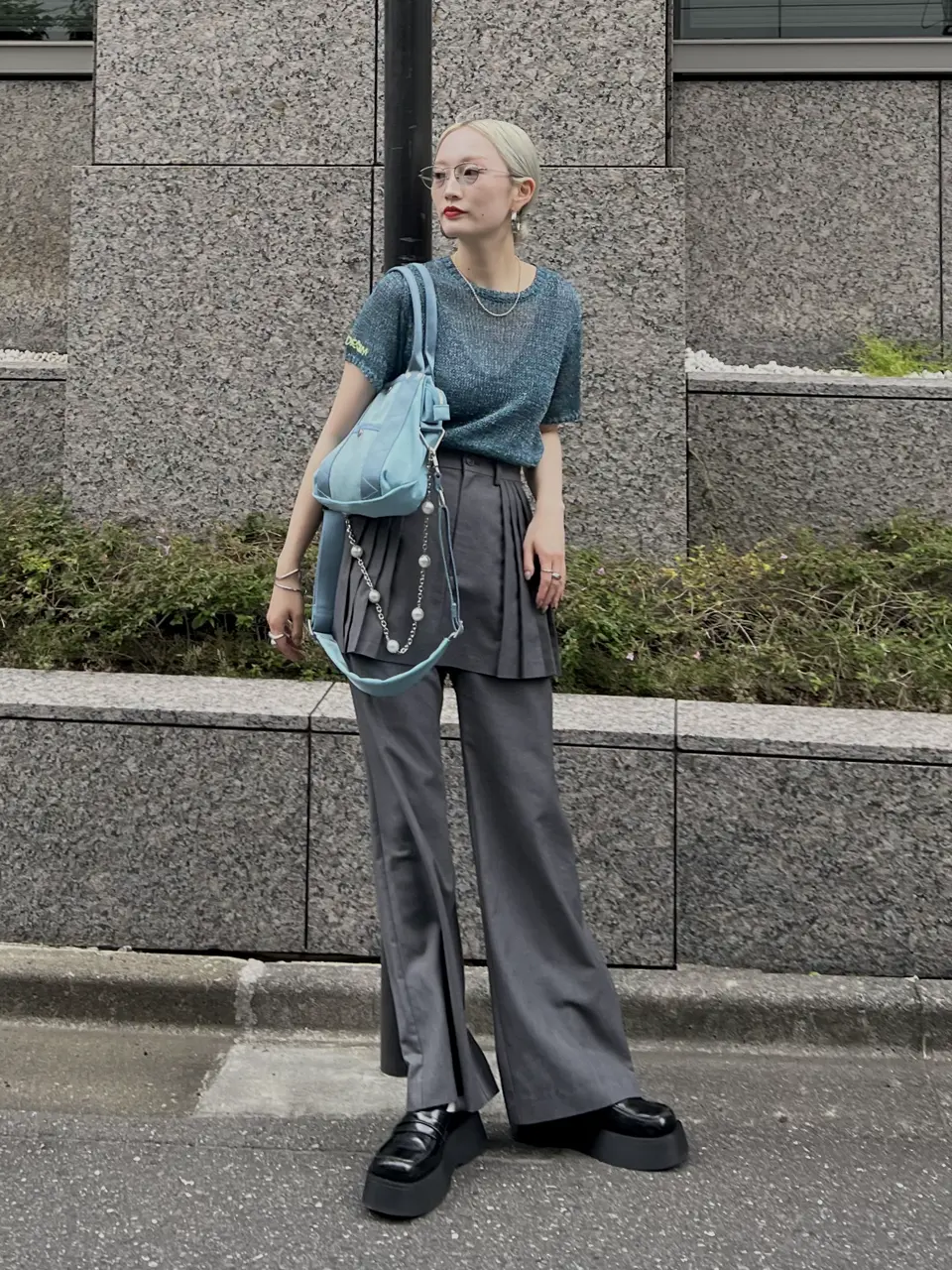 CONCEPT LOGO KNIT TOP