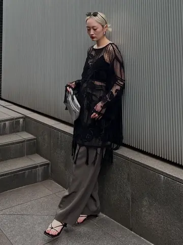 MEDI FAKE SLEEVE SUSPENDER PANTS Ameri