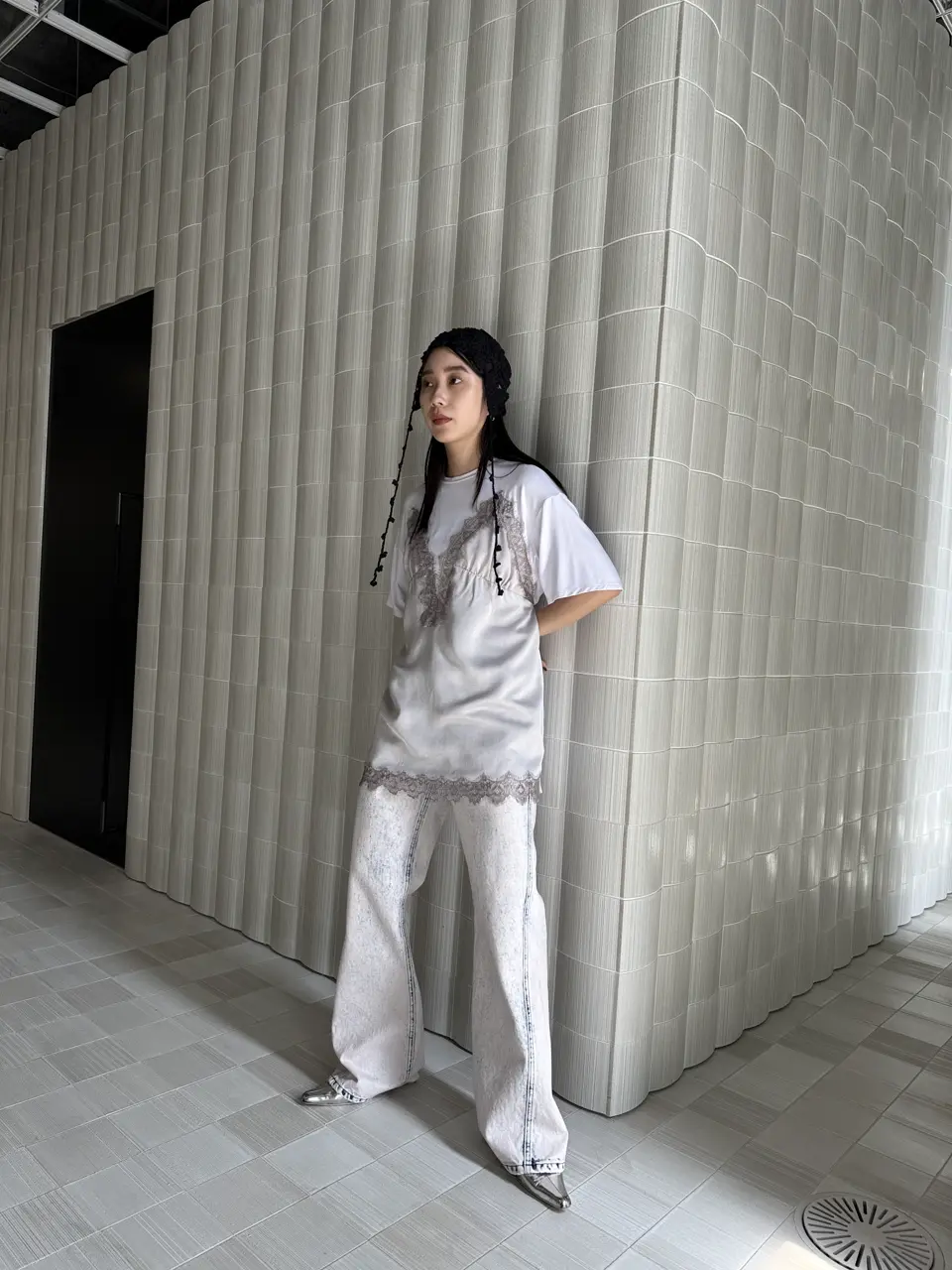 MEDI SATIN DOCKING TUNIC TEE