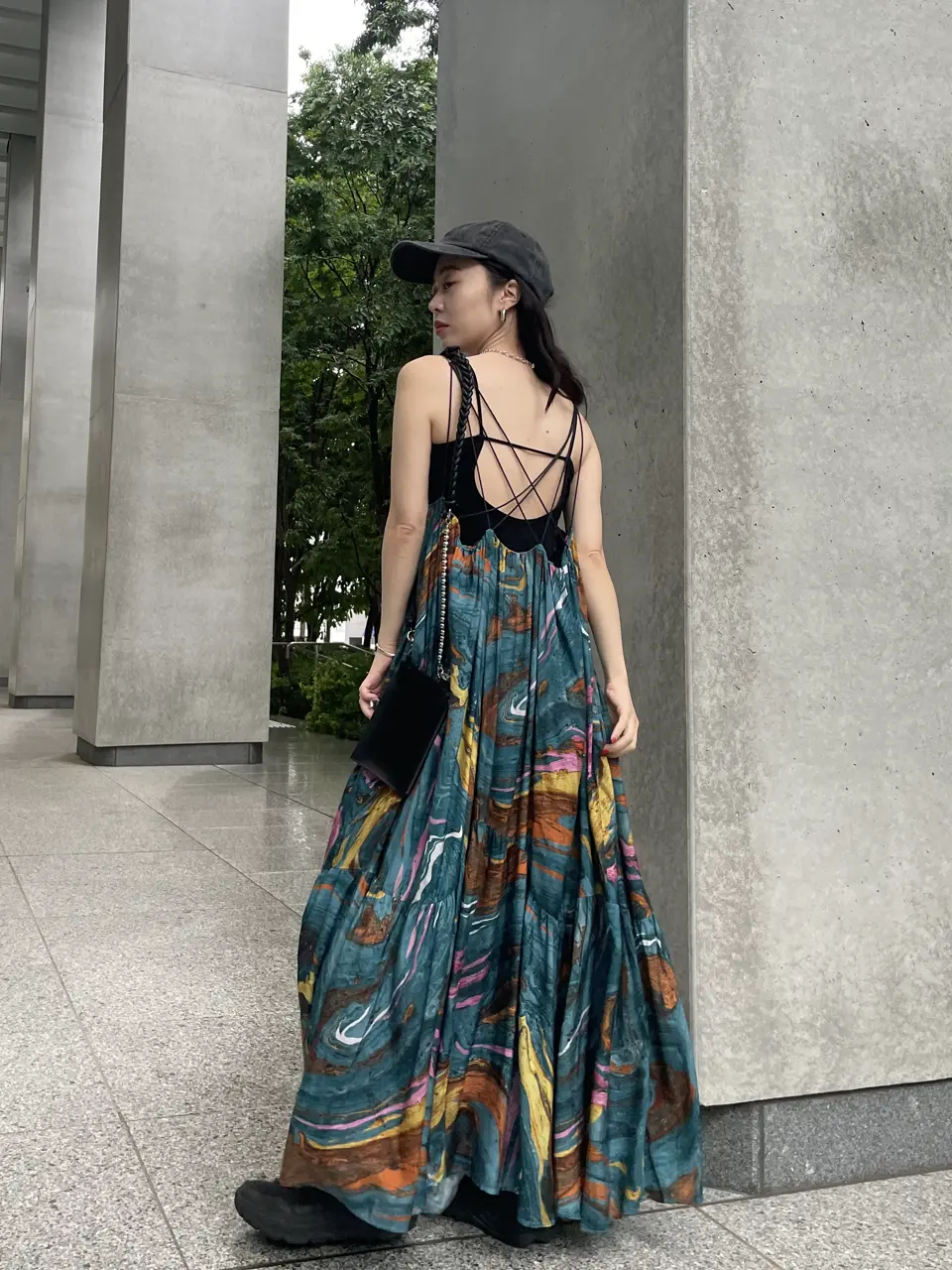 MEDI INDIAN POOL MARBLE DRESS