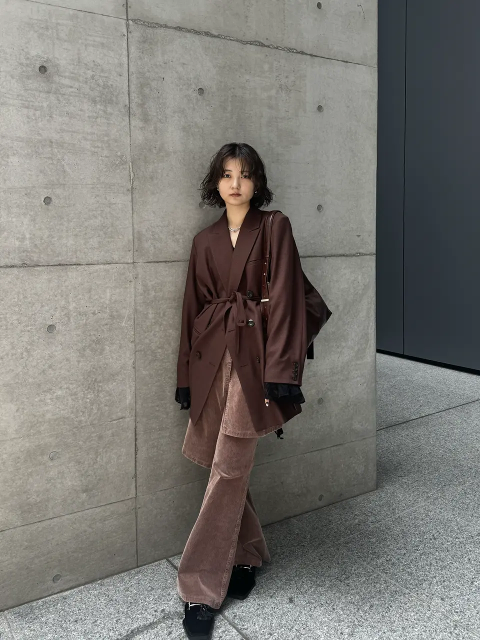 UND 2WAY CUT LACE FRILL TOP