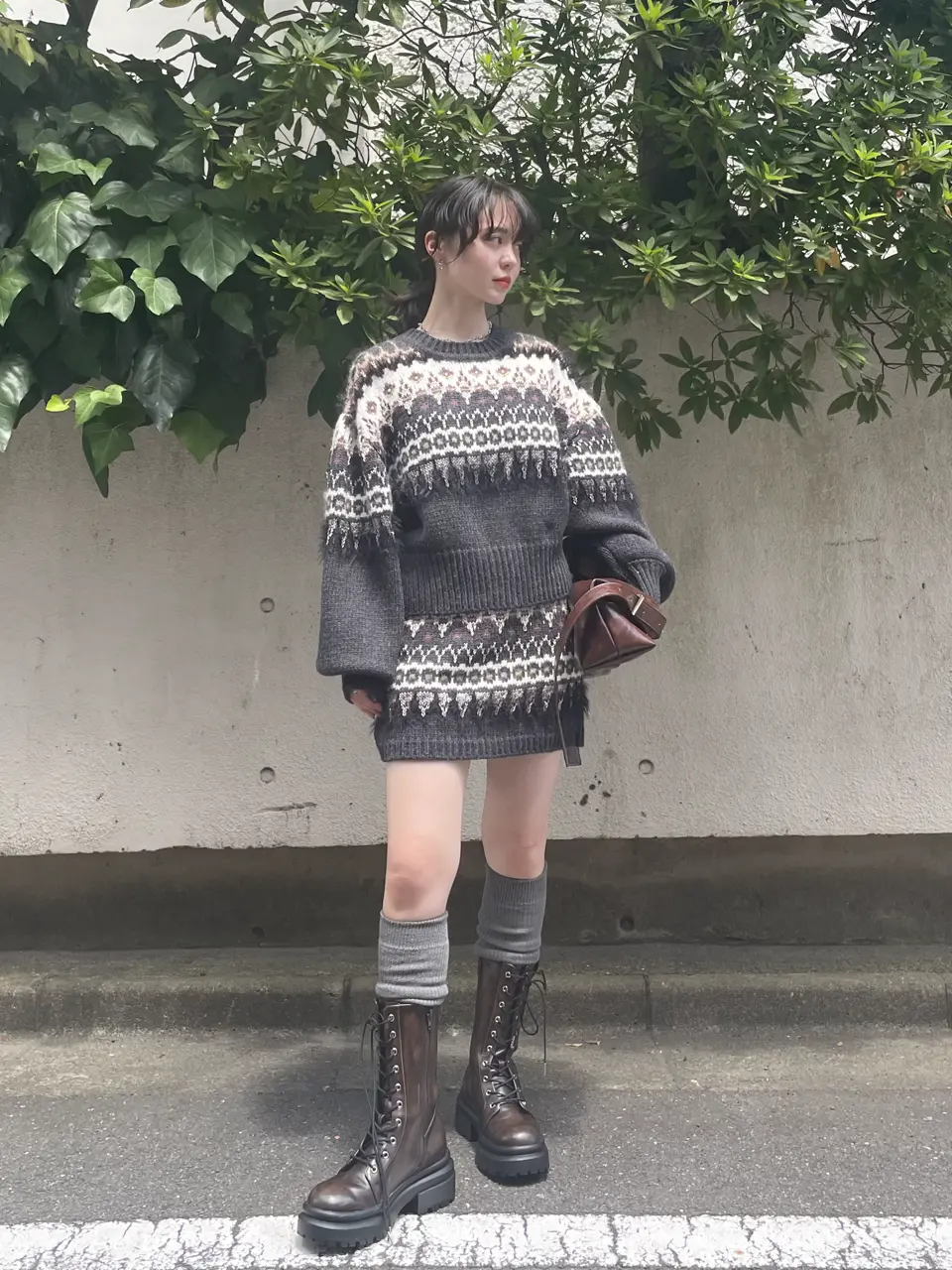 UND LADY NORDIC KNIT SKIRT