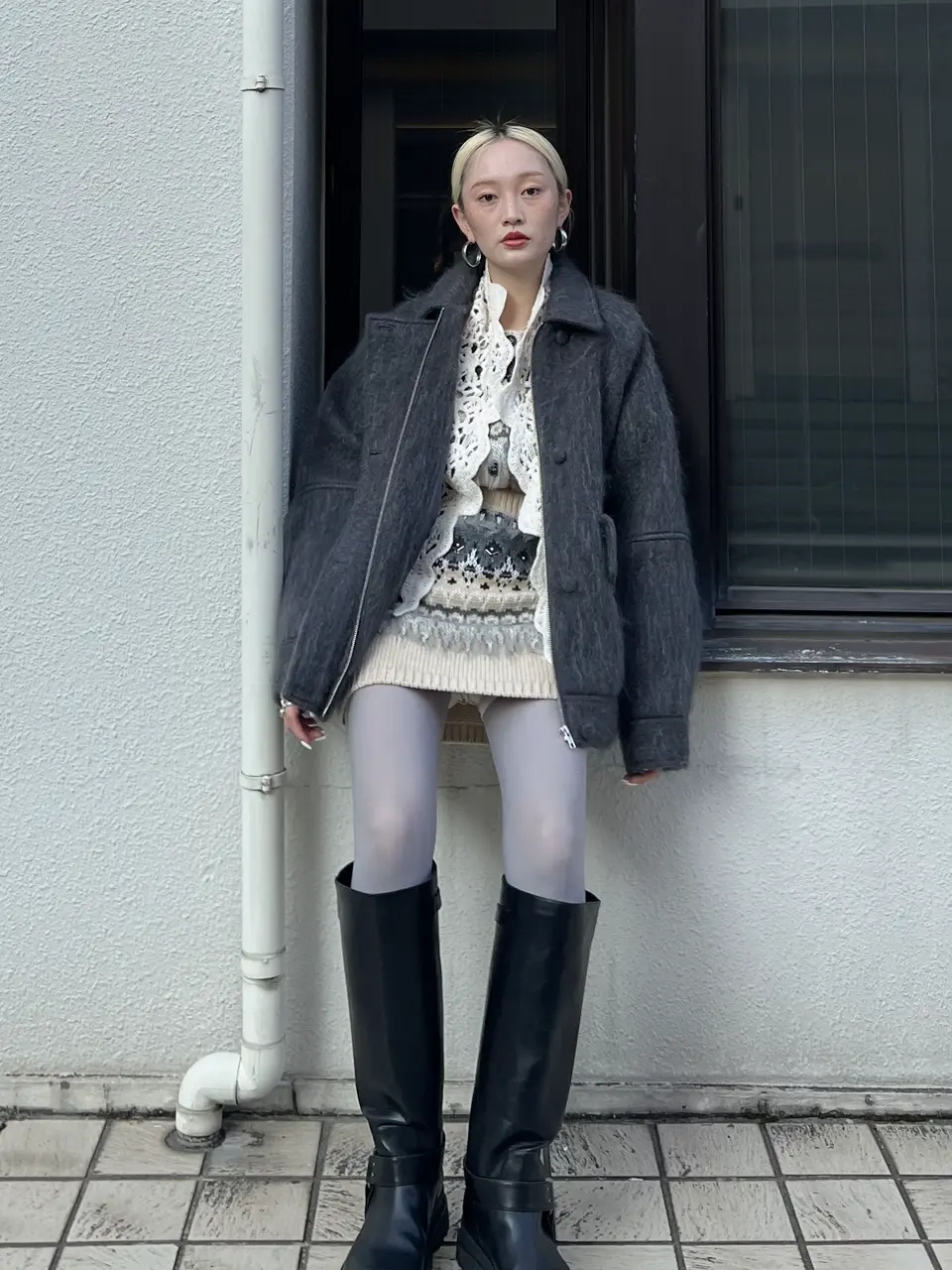 UND LADY NORDIC KNIT SKIRT