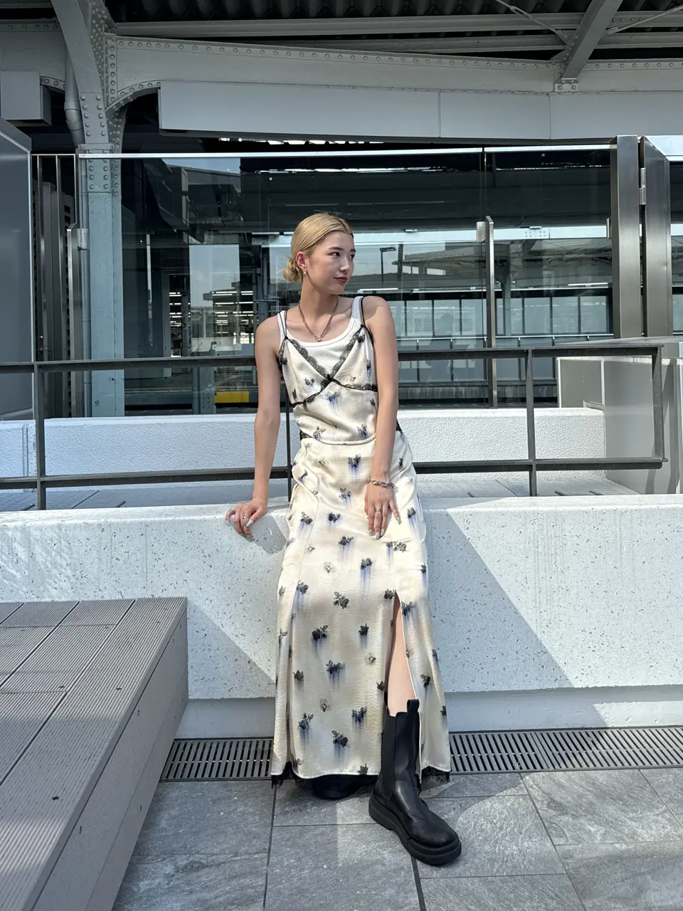 Y*A様 CLARA SATIN CAMI DRESS アイボリー　M 7/31/2025のHINAMIの投稿