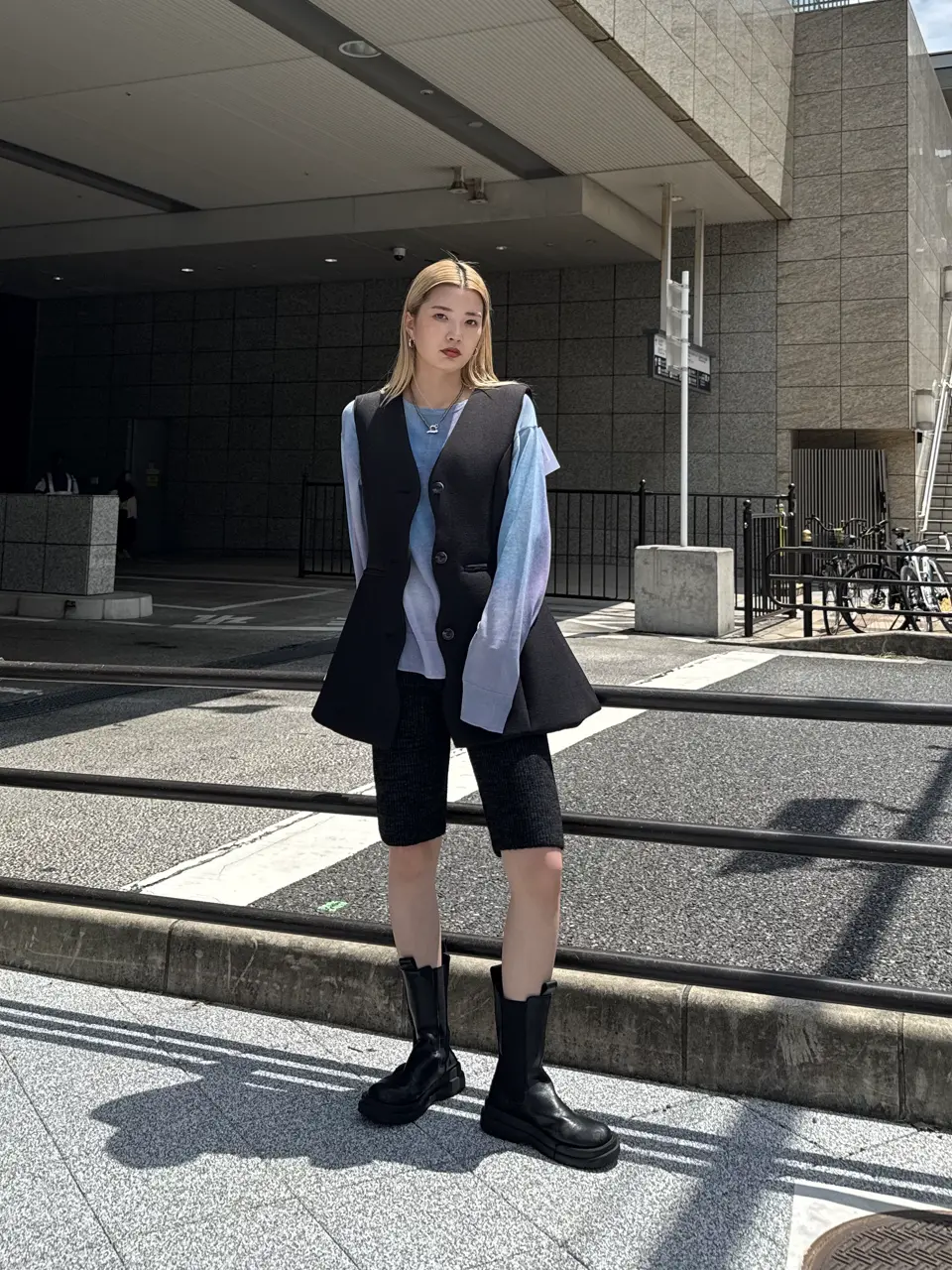 トップス WAVE BONDING FLARE VEST WAVE BONDING FLARE VEST