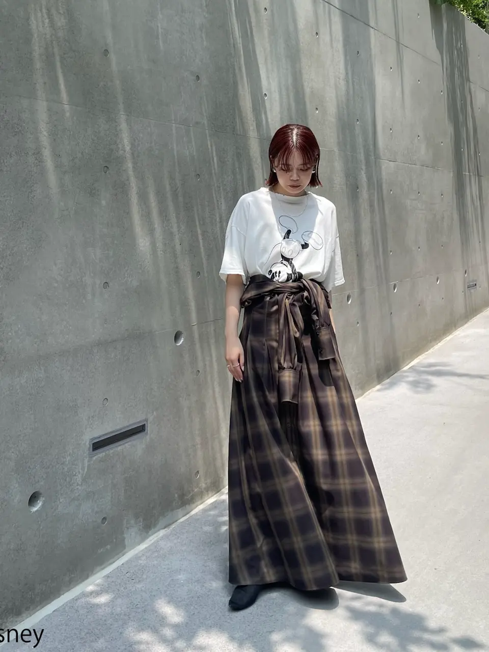 MICKEY AND MINNIE DESIGN BIG TEE