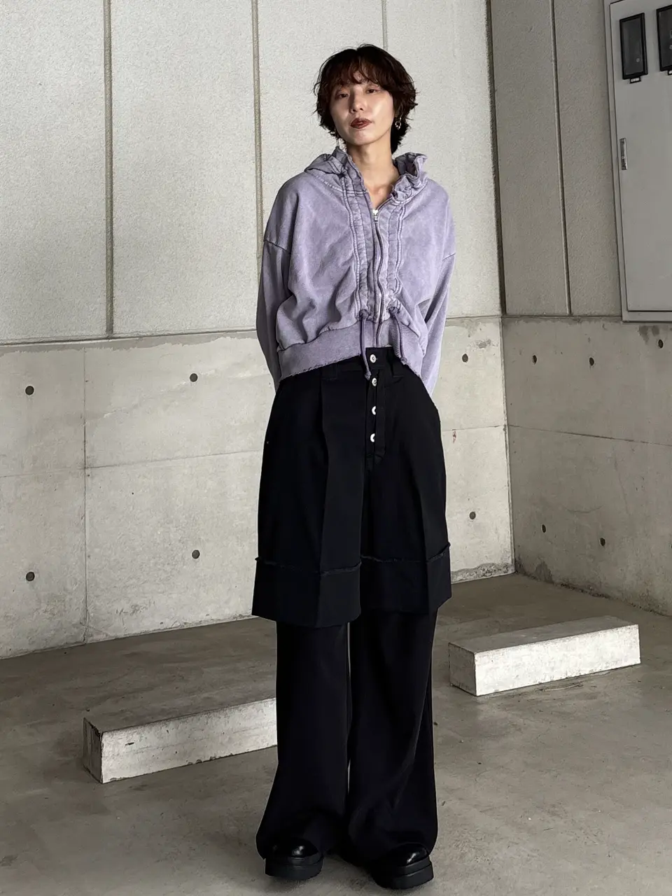 アメリヴィンテージ スナップボタンニットセットアップ アメリヴィンテージ スナップボタンニットセットアップ