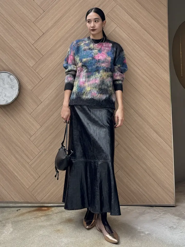 新作　WAIST DESIGN BELT SEMI FLARE SKIRT WAIST DESIGN BELT SEMI FLARE SKIRT